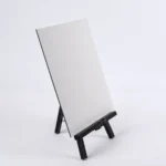 Side view of an Artefex panel, showing the material layers and thickness, ideal for multiple art mediums.