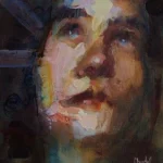 Alt text: Artefex acrylic panels, providing a smooth, rigid surface ideal for acrylic painting, outperforming brands like Ampersand and Blick.