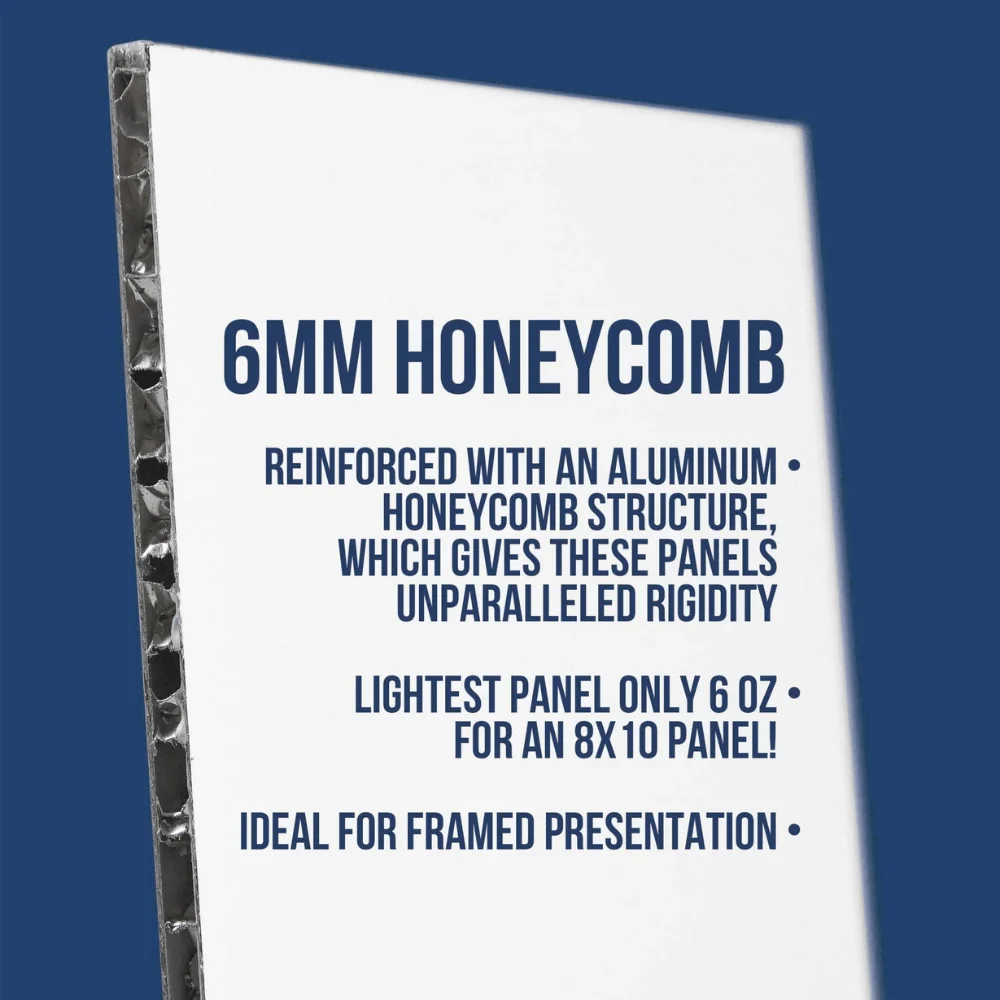 6mm honeycomb art panel with oil primed linen by Artefex – lightweight, rigid painting panel for oil painting and large-scale professional artwork.