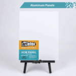 Artefex Aluminum Composite Material (ACM) panel, featuring a smooth, rigid surface for mixed media and fine art applications.