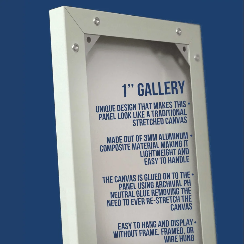 Gallery-style oil primed linen panel by Artefex, premium ACM-mounted painting panel for oil artists seeking museum-quality archival surfaces.